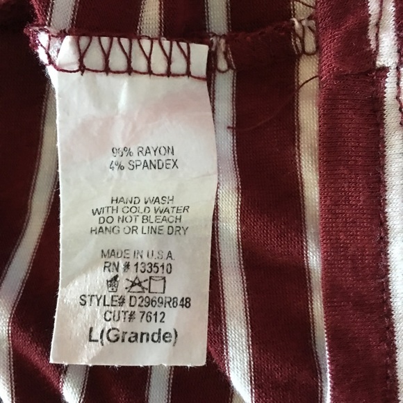 Sweet Claire Striped Knot At The Waist Dress-L - Picture 4 of 6